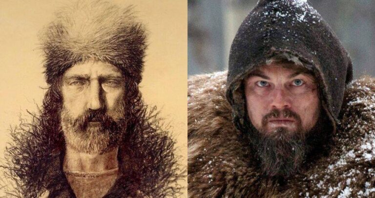 Hugh Glass Alongside Leonardo Dicaprio