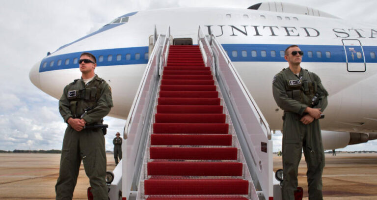 Doomsday Plane Red Carpet Guards