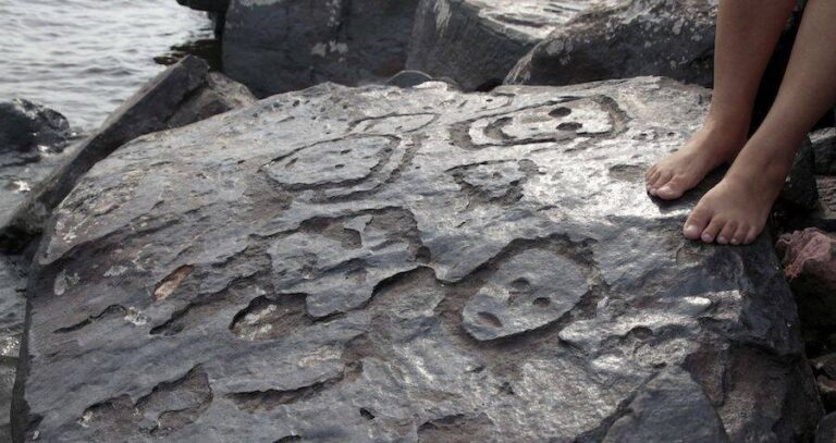 Rock Carvings In Brazil