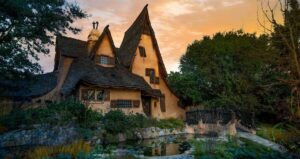 Spadena House At Sunset