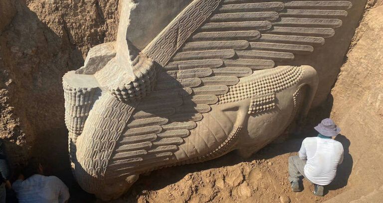 Assyrian Sculpture Discovered In Iraq