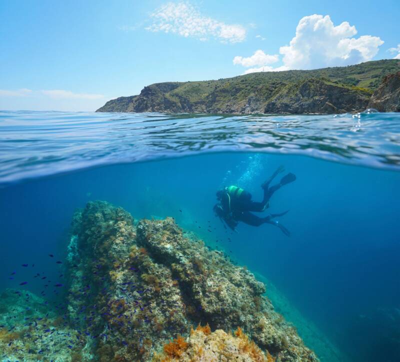 Mediterranean Sea Scuba Diving