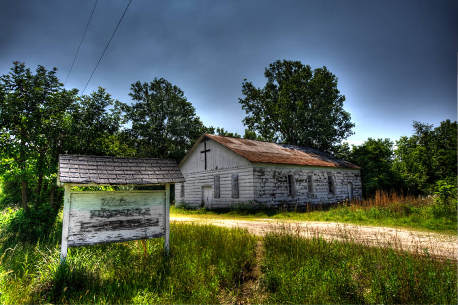Abandoned Church In Picher