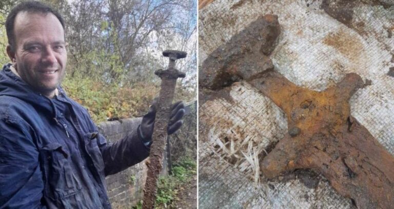 Trevor Penny Alongside Viking Sword Hilt Featured